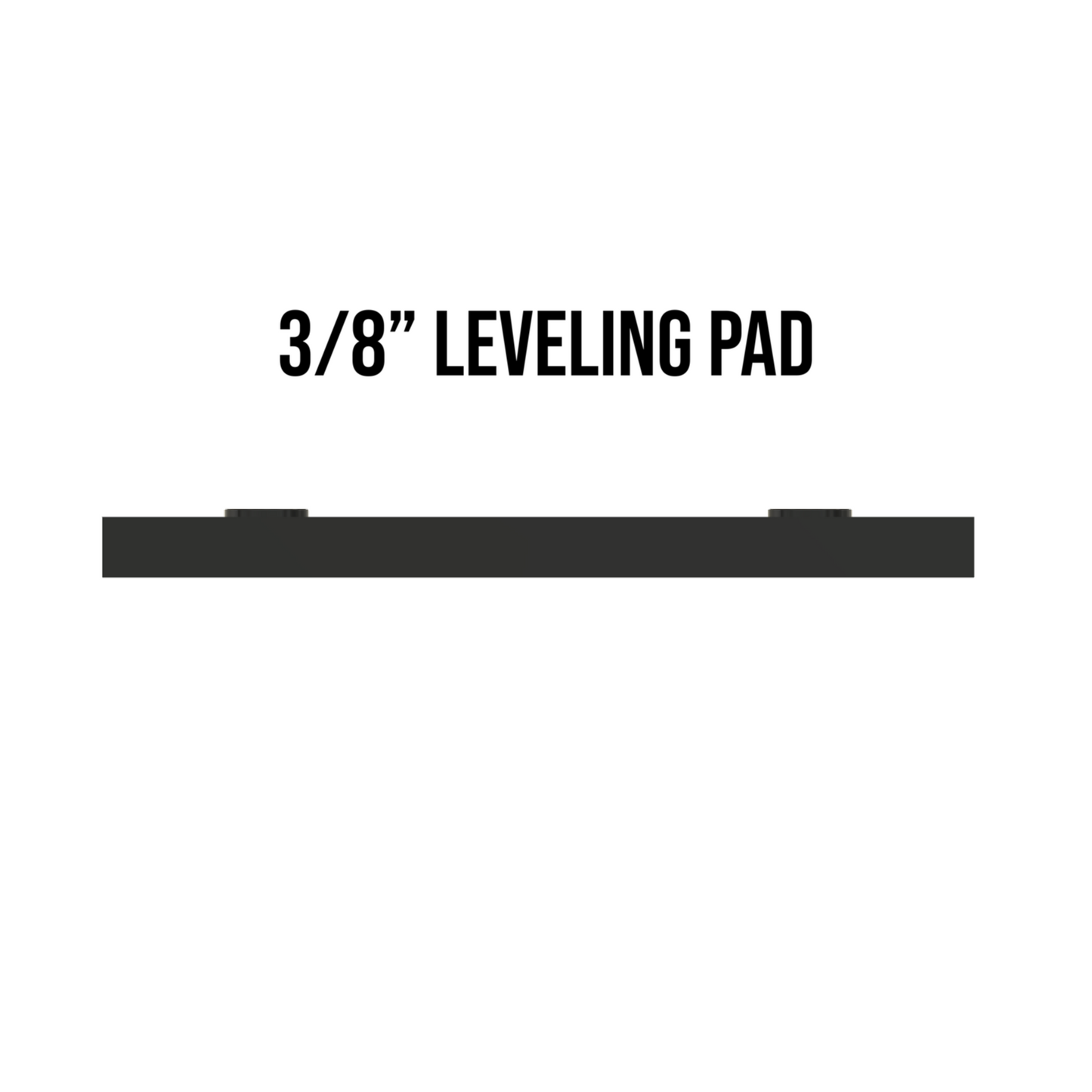 3/8" Leveling Pad - 5" Wheel Chock Diameter