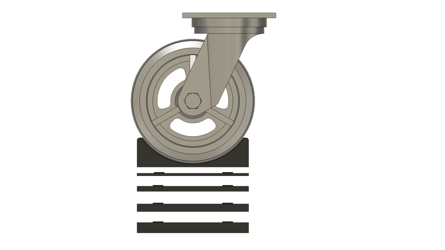 3' Diameter Wheel Chock System