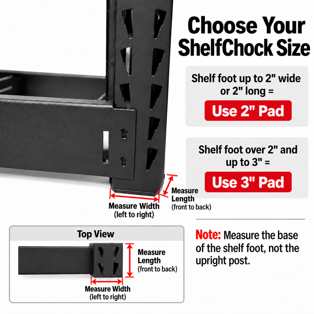 2" ShelfChock