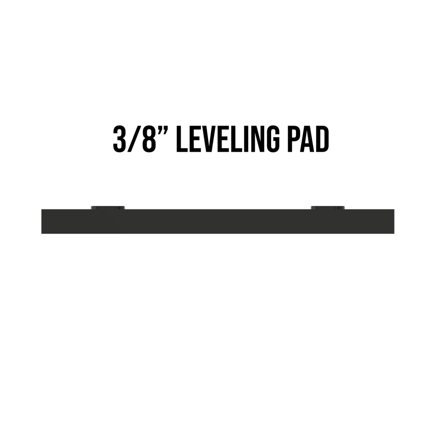 3/8" Leveling Pad - 4" Wheel Chock Diameter