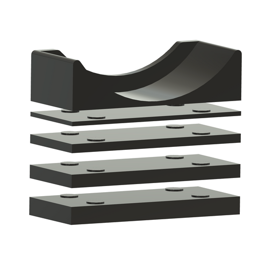 Chock Box Body 7” Diameter Wheel Chock System – Box Chock